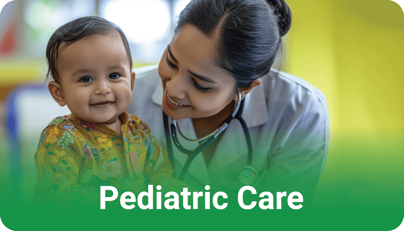 Doctor using a stethoscope to check a baby's health during a pediatric checkup