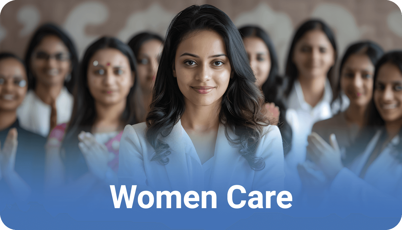 Group of women discussing women's care management strategies in a supportive setting